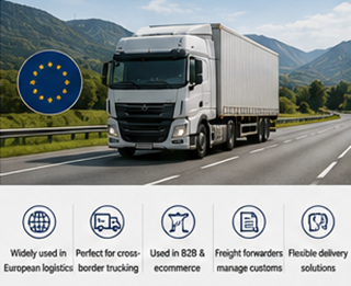 European trucks and logistics operations using DDP and DAP shipping terms